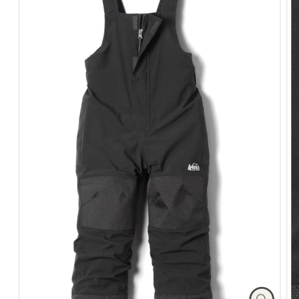 REI Co-op Timber Mountain Overalls - Toddlers' black 2T